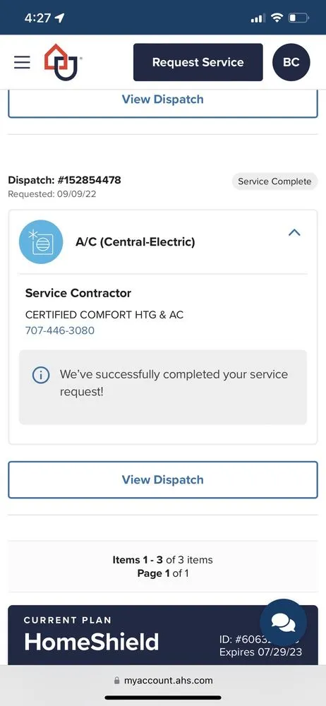 Slide of Certified Comfort