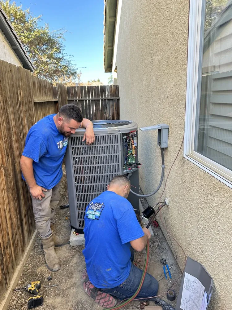 Slide of Certified Heating and Cooling