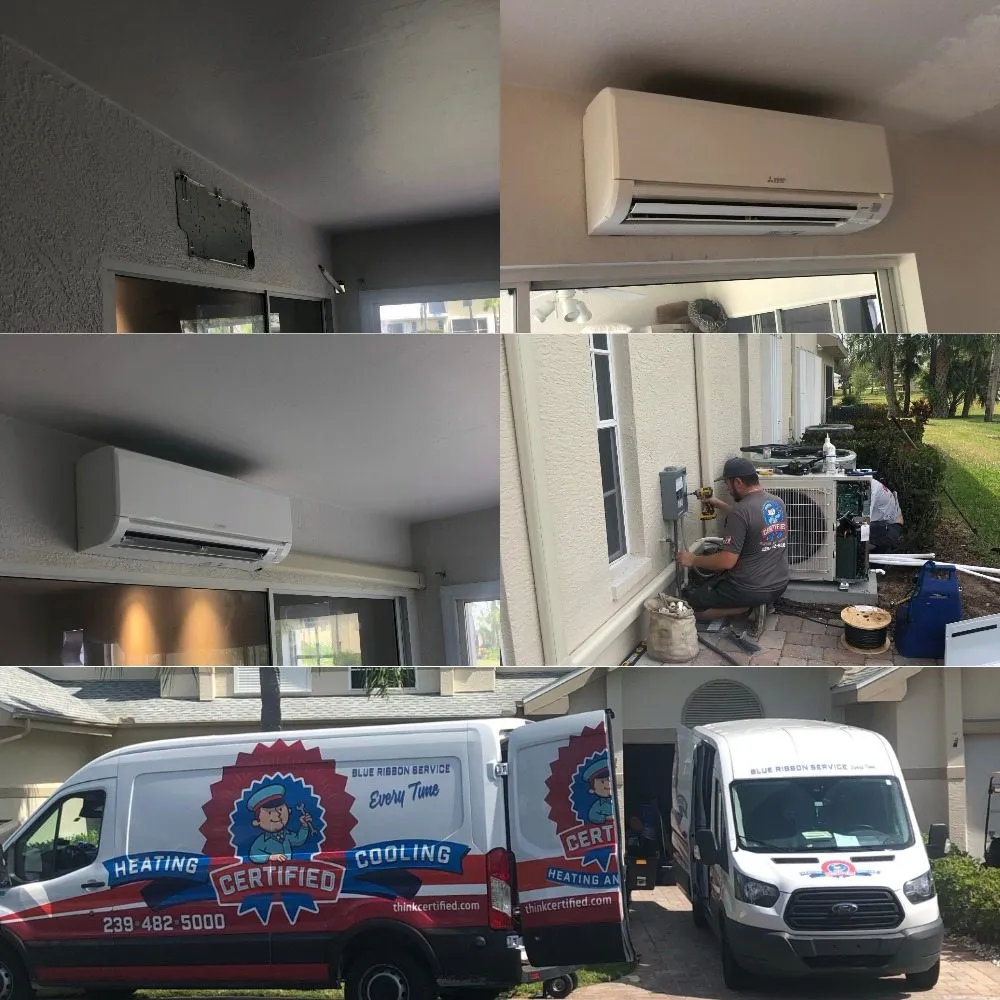Slide of Certified Heating and Cooling