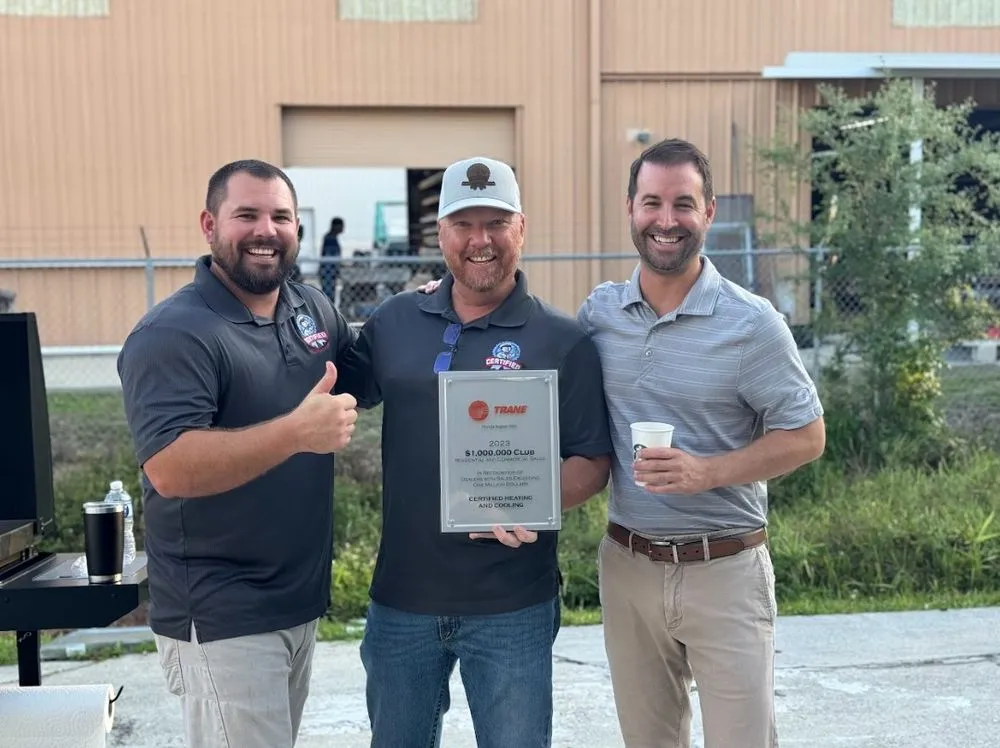 Slide of Certified Heating and Cooling