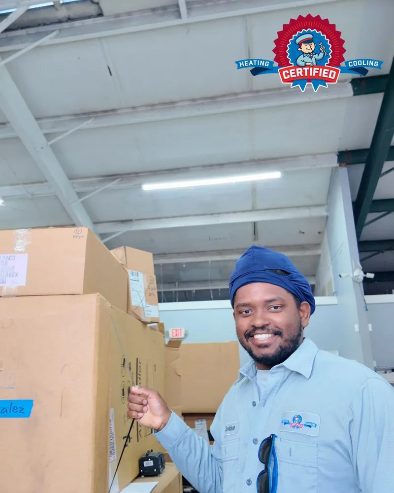 Slide of Certified Heating and Cooling