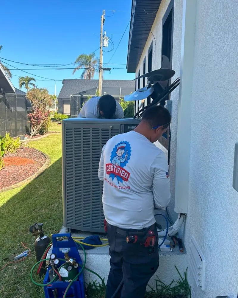 Slide of Certified Heating and Cooling