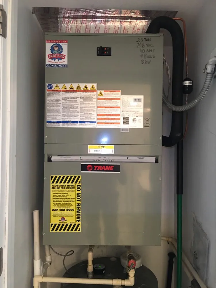 Slide of Certified Heating and Cooling