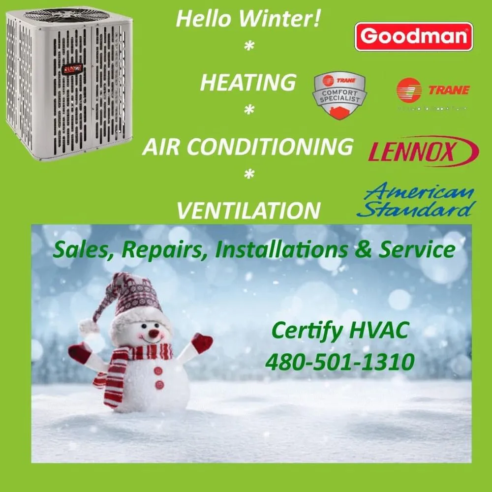 Slide of Certify HVAC