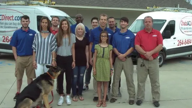 Slide of Chad's AC Direct