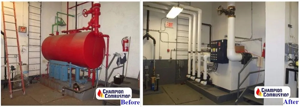 Slide of Champion Combustion Corporation