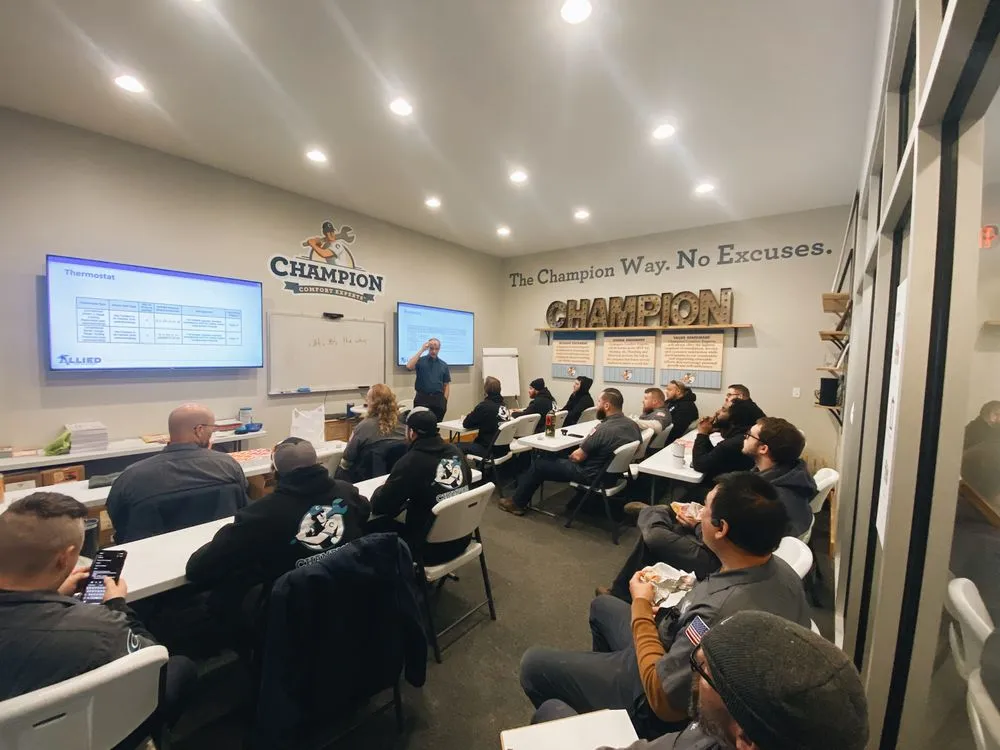 Slide of Champion Comfort Experts