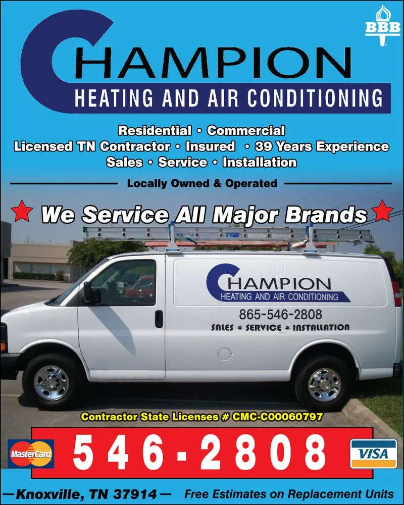 Slide of Champion Heating & Air Conditioning