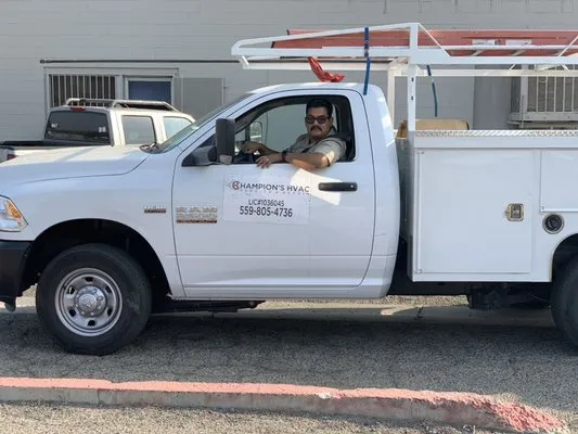 Champions HVAC Service And Repair Logo