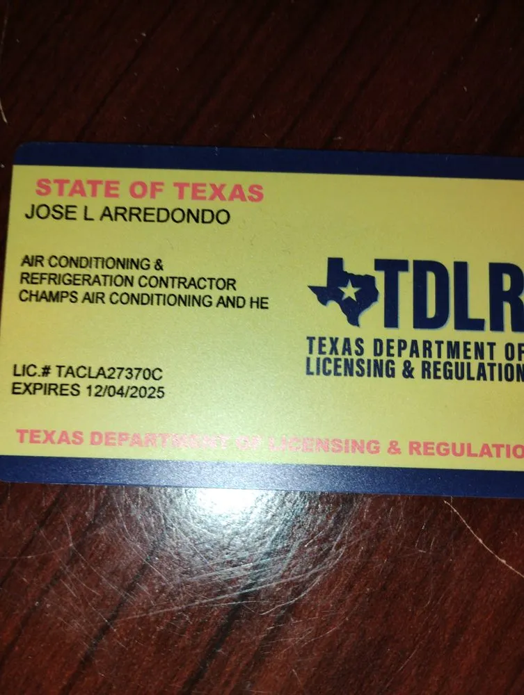 Slide of Champs Air Condition & Heating