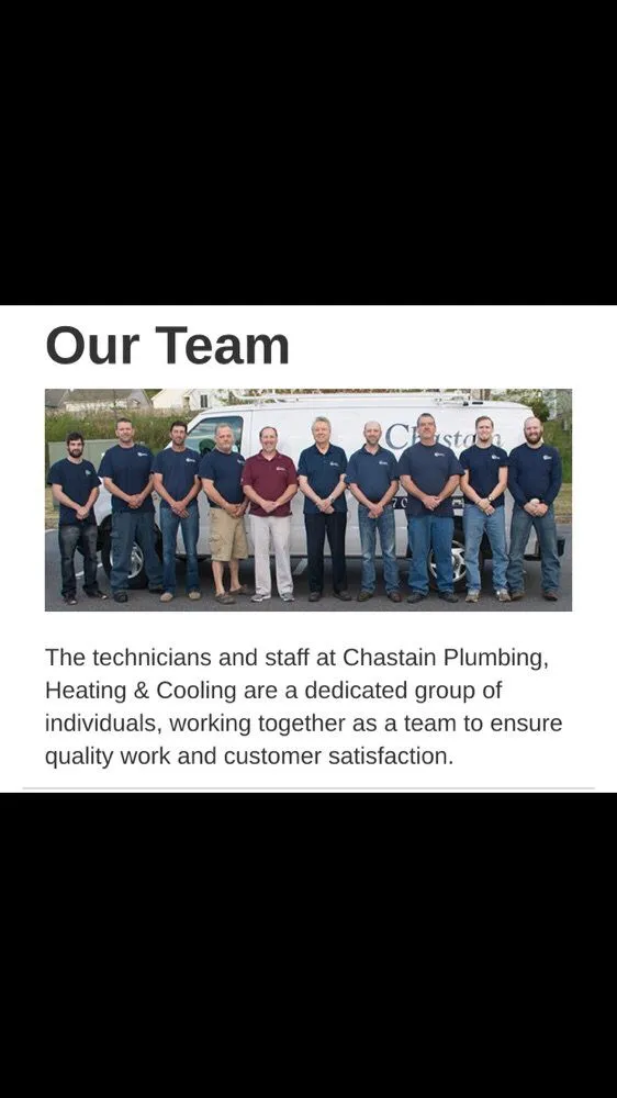 Slide of Chastain Plumbing, Heating and Cooling