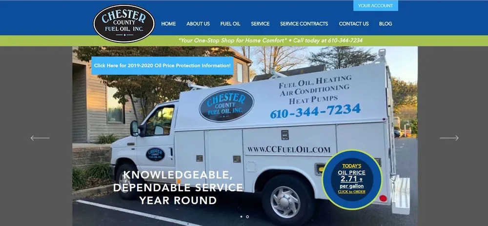 Slide of Chester County Fuel Oil