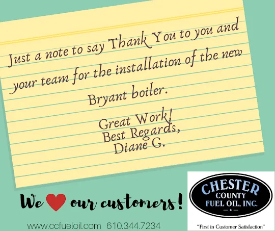 Slide of Chester County Fuel Oil