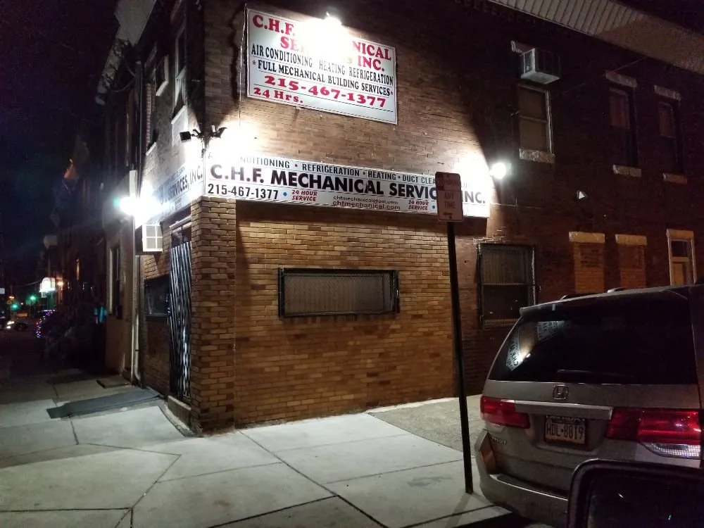 Slide of CHF Mechanical Services