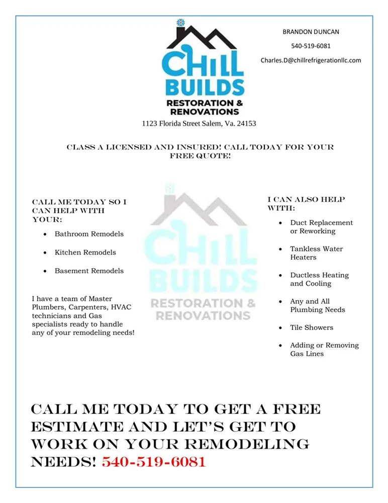 Slide of Chill Builds