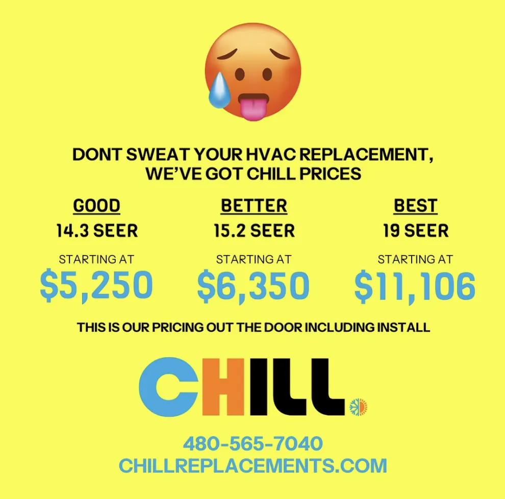 Slide of Chill Replacements