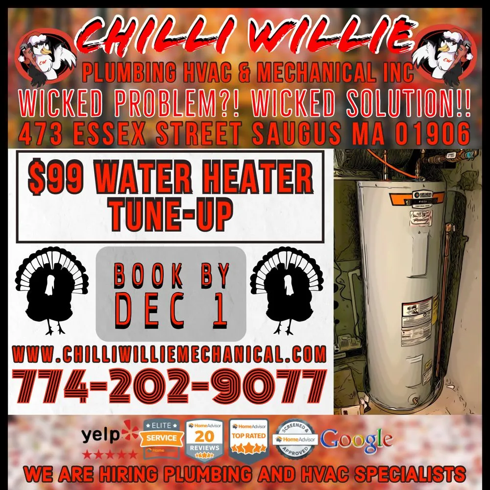 Slide of Chilli Willie Plumbing HVAC & Mechanical