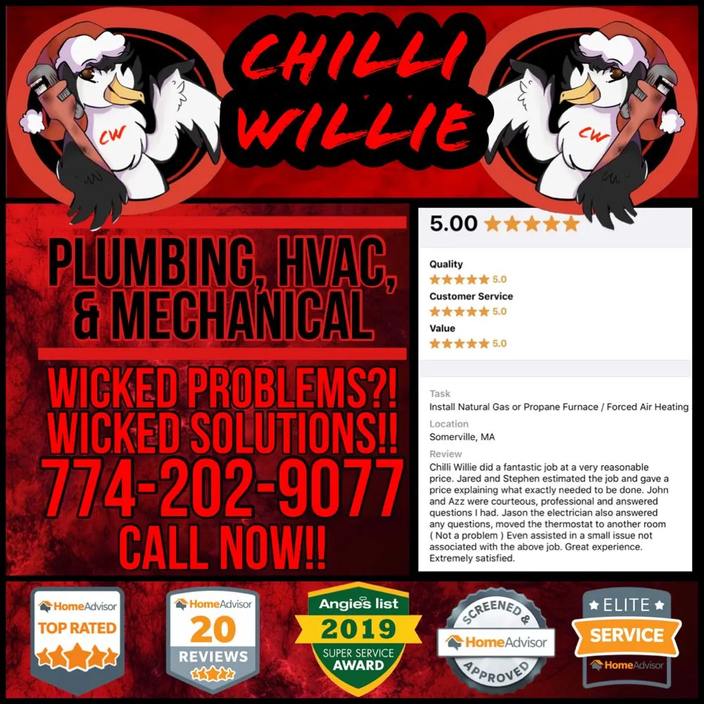 Slide of Chilli Willie Plumbing HVAC & Mechanical