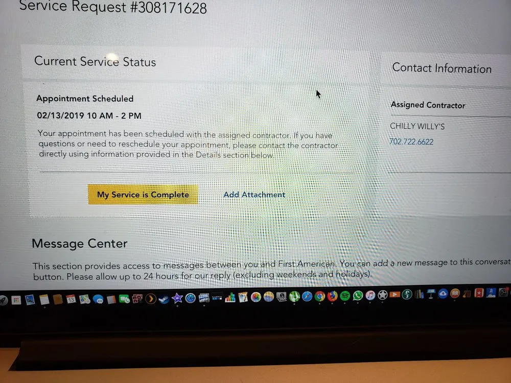 Slide of Chilly Willy's Air Conditioning Heating and Appliances