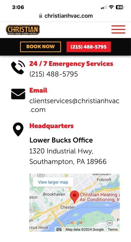 Slide of Christian Heating & Air Conditioning