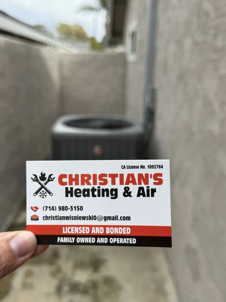 Slide of Christian's Heating & Air