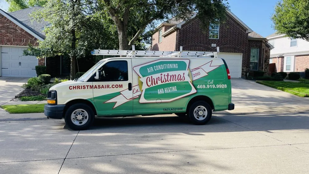 Slide of Christmas Air Conditioning and Plumbing