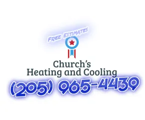 Slide of Church's Heating & Cooling