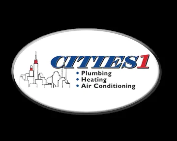 Cities 1 Plumbing Heating & AC Logo