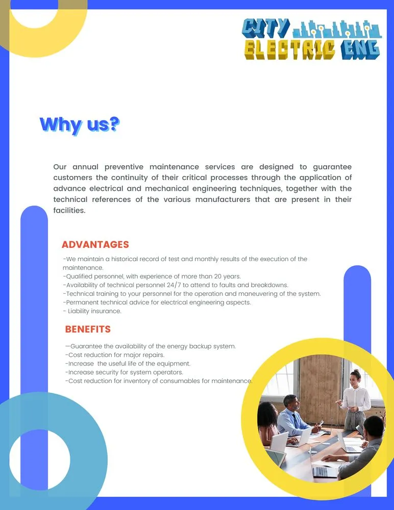 Slide of City Electric Engineering Inc