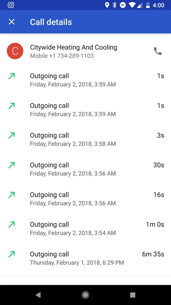 Slide of Citywide Heating & Cooling