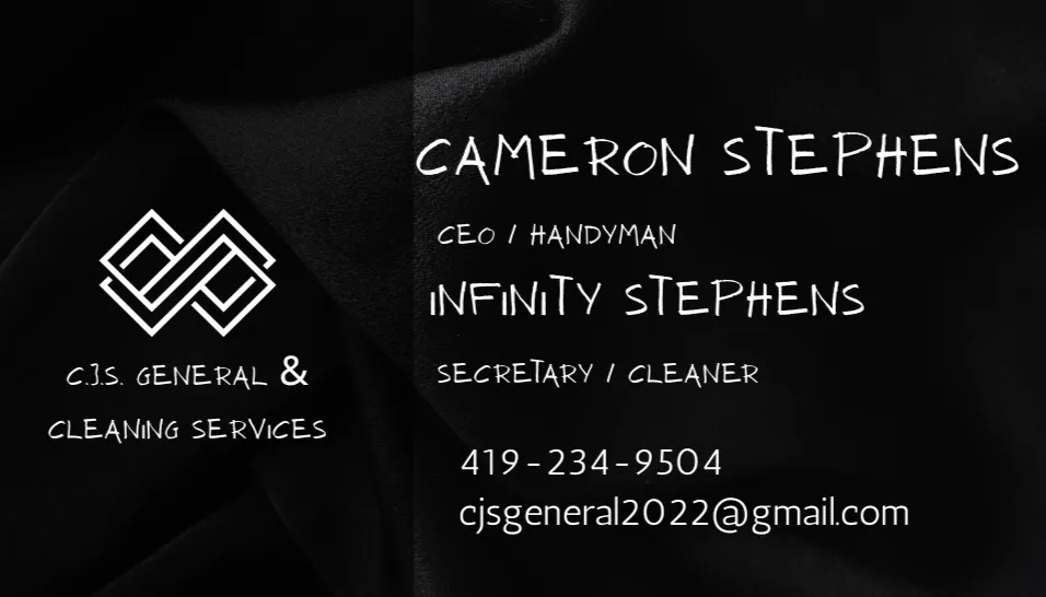 Slide of CJS General & Cleaning Services