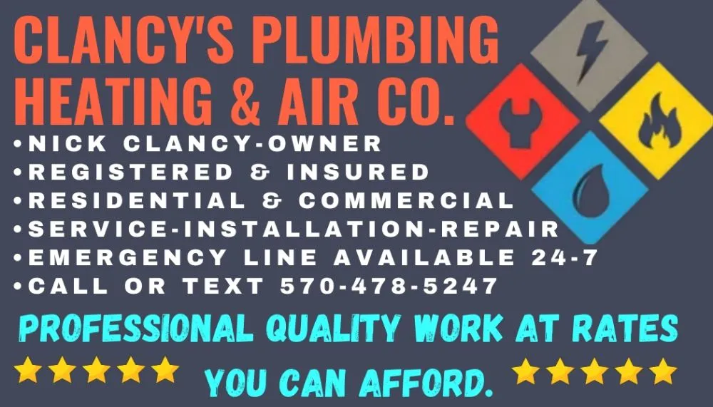 Slide of Clancy's Plumbing Heating & Air