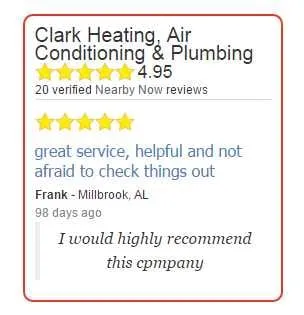 Slide of Clark Heating, Air Conditioning, and Plumbing