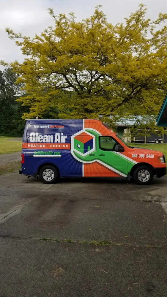 Slide of Clean Air Heating & Cooling