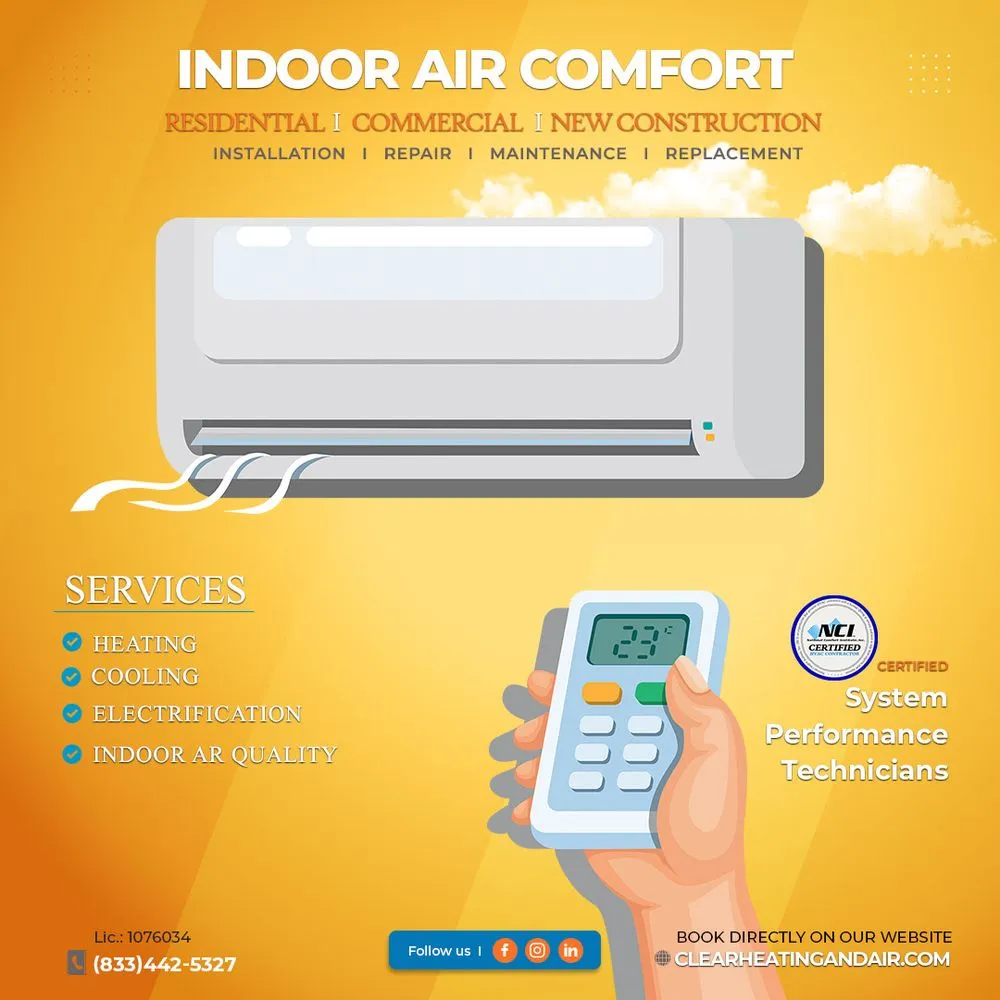Slide of Clear Heating & Air