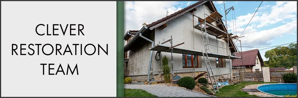 Slide of Clever Restoration Team