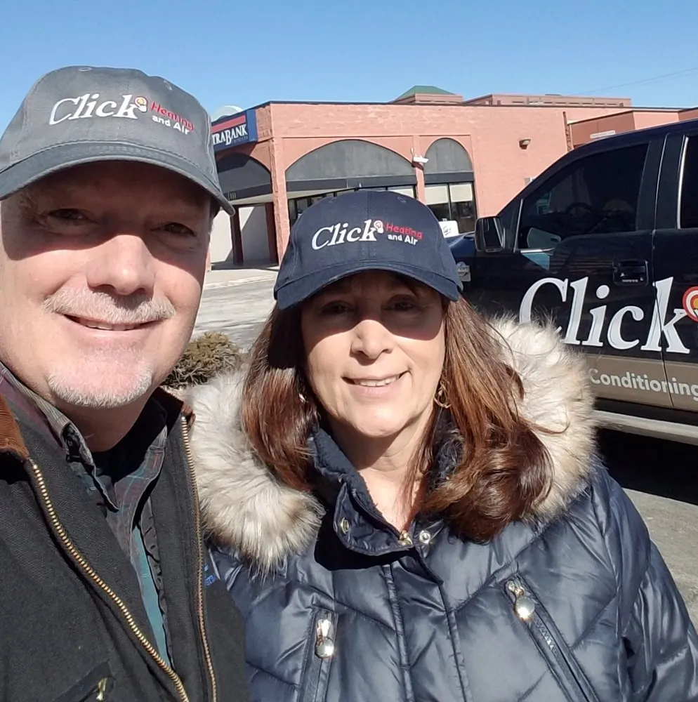 Slide of Click Heating and Air