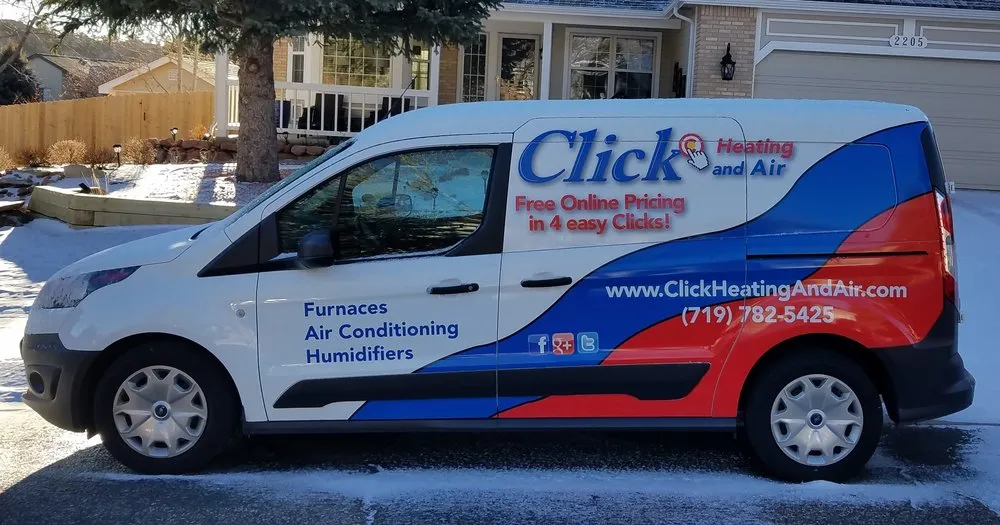 Slide of Click Heating and Air