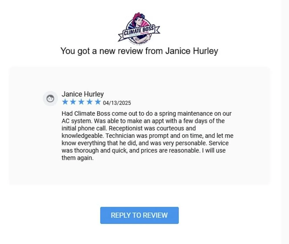 Slide of Climate Boss Cooling and Heating