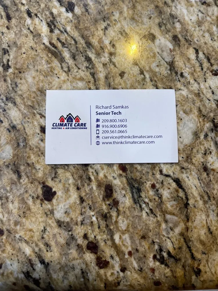 Slide of Climate Care