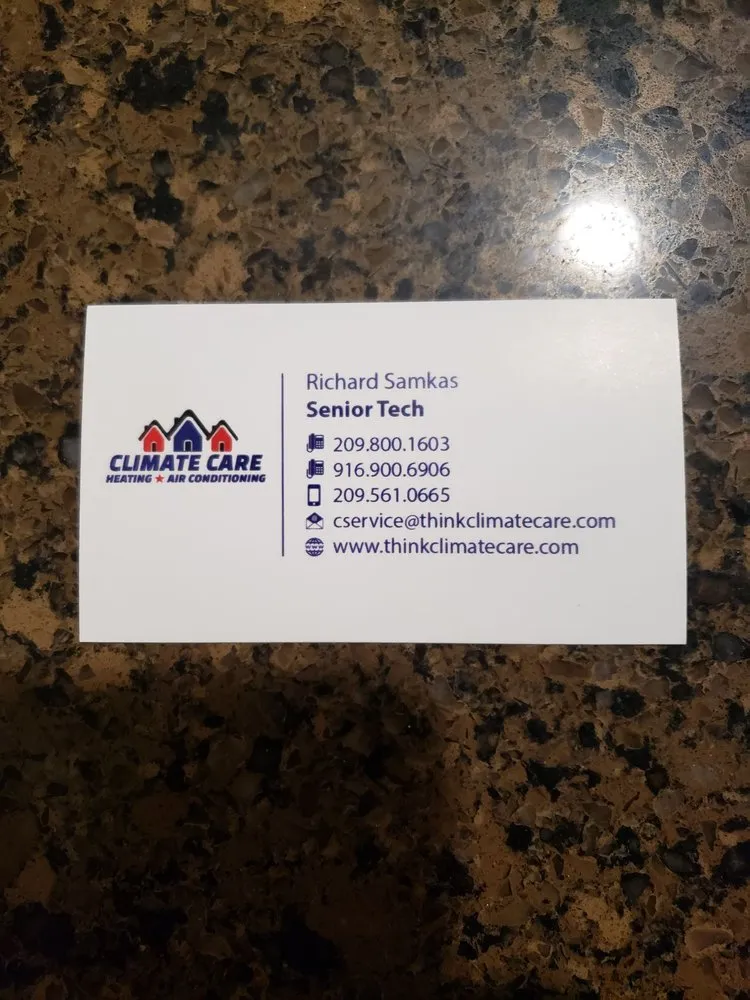 Slide of Climate Care