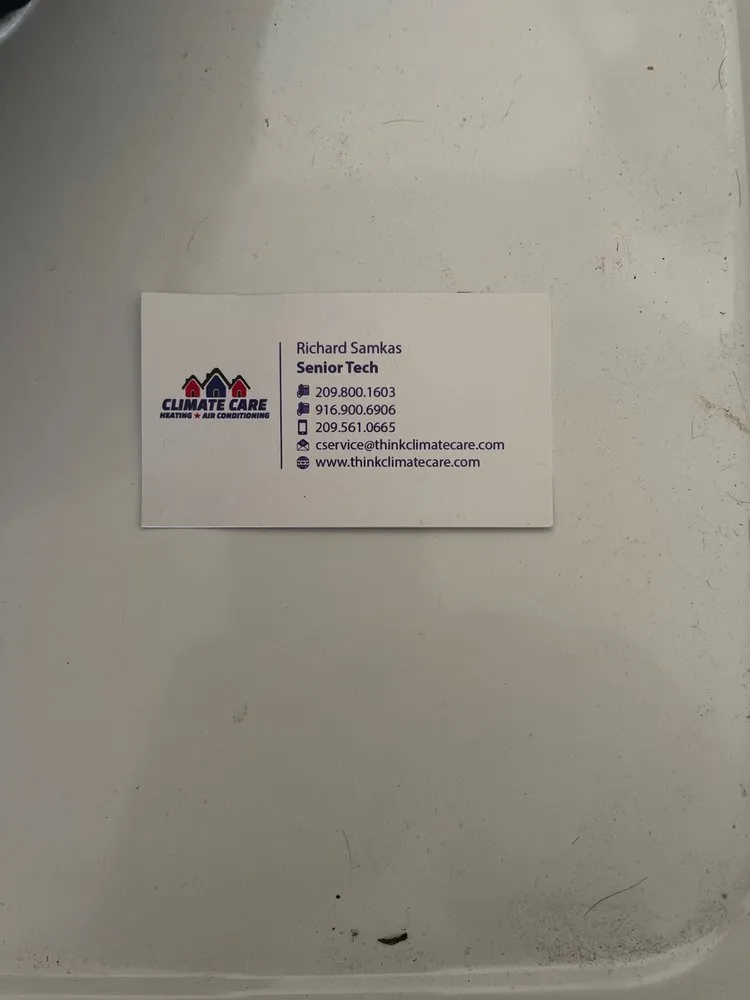 Slide of Climate Care