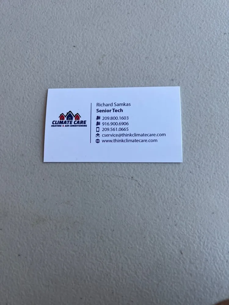 Slide of Climate Care