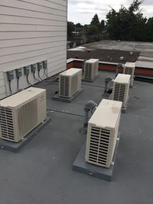 Climate Change Cooling and Heating Logo