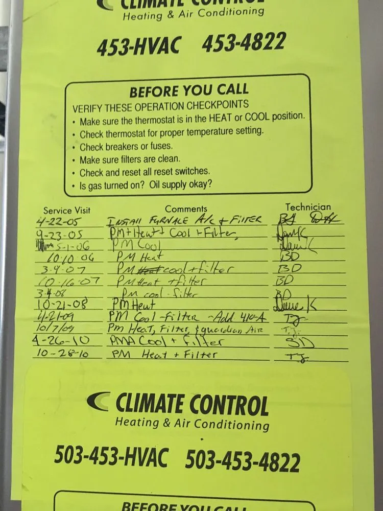 Slide of Climate Control