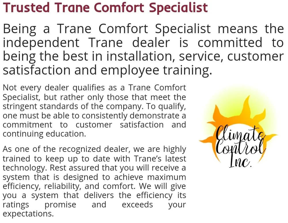 Slide of Climate Control