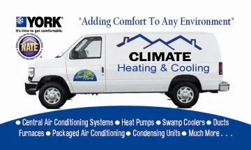 Slide of Climate Heating & Cooling