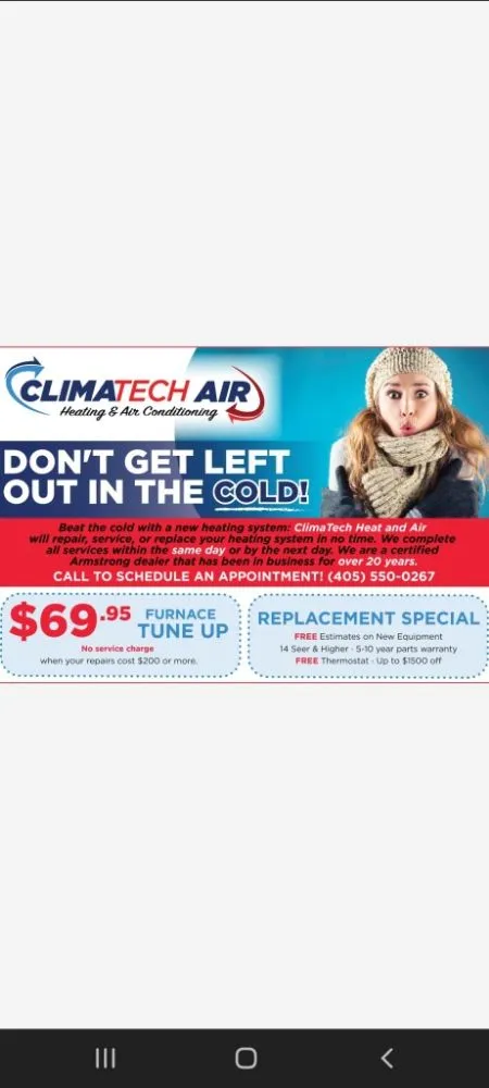 Slide of ClimaTech Heat and Air