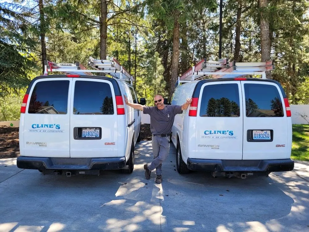 Slide of Cline's Air Conditioning Services