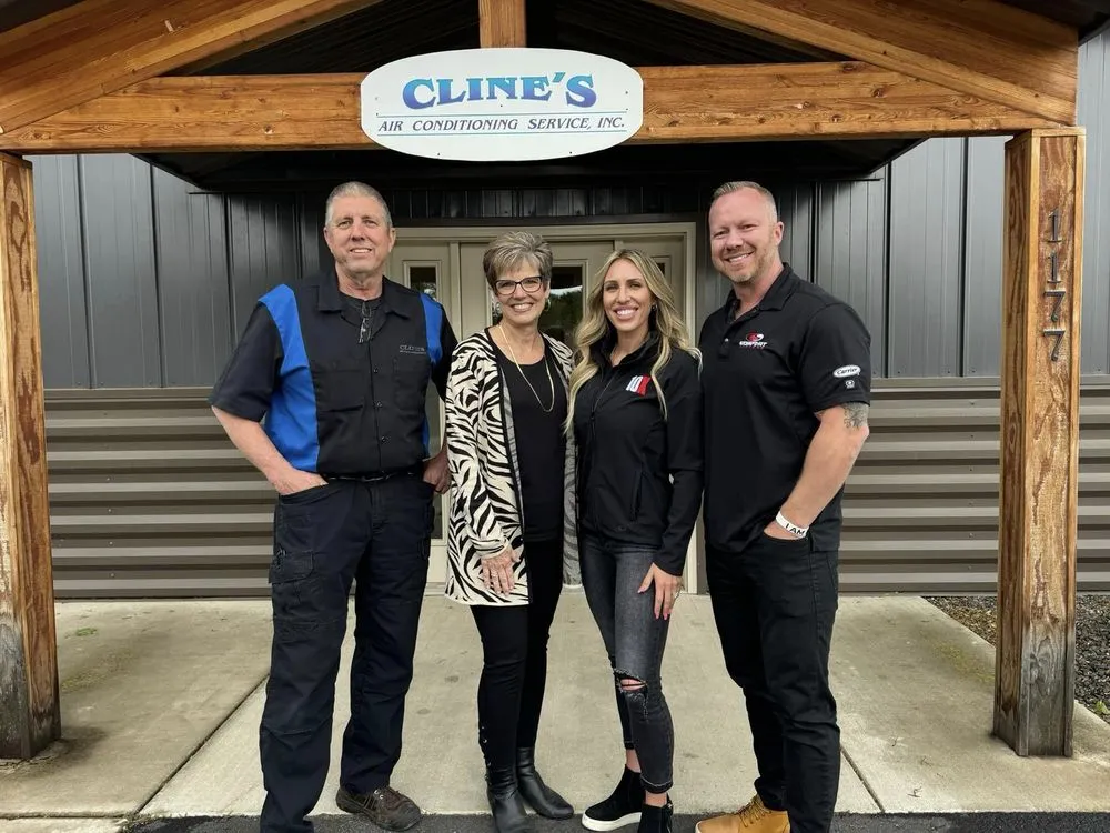 Slide of Cline's Air Conditioning Services